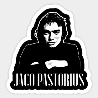 Portrait of Jaco Sticker